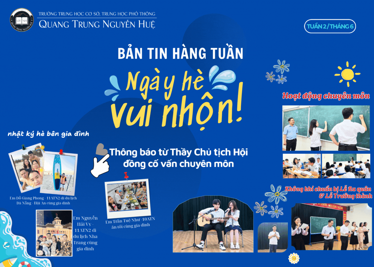 Bản tin tuần 2 tháng 6: Ngày hè vui nhộn!