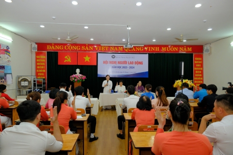 Hội nghị Người lao động năm học 2023 - 2024