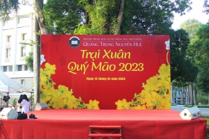 TRẠI XUÂN QUÝ MÃO 2023 CỦA TRƯỜNG THCS, THPT QUANG TRUNG NGUYỄN HUỆ