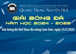 GIẢI BÓNG ĐÁ NĂM HỌC 2024 - 2025