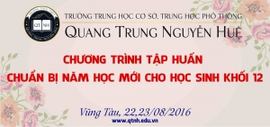 Chương trình tập huấn tại Vũng Tàu 2016