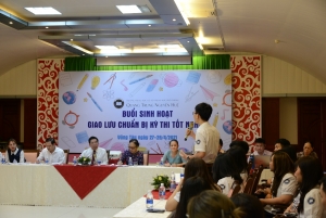 Sinh hoạt giao lưu chuẩn bị kỳ thi tốt nghiệp THPT cho các em học sinh Khối 12
