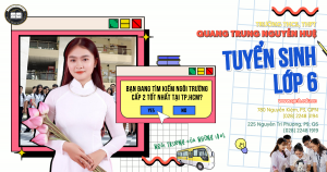 TUYỂN SINH LỚP 6 NĂM HỌC 2022 – 2023