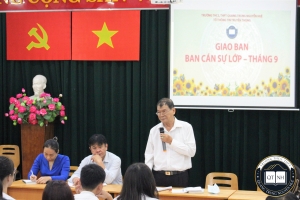 TỔ CHỨC HOẠT ĐỘNG GIAO BAN ĐỊNH KỲ BAN CÁN SỰ LỚP