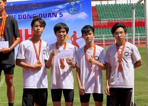 HỌC SINH THAM GIA HỘI KHỎE PHÙ ĐỔNG NĂM HỌC 2023 - 2024
