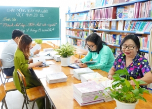 HOẠT ĐỘNG CHÀO MỪNG NGÀY NHÀ GIÁO VIỆT NAM 20/11 - VỞ SẠCH CHỮ ĐẸP