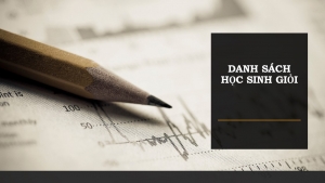 HỌC SINH GIỎI NĂM HỌC 2019 - 2020